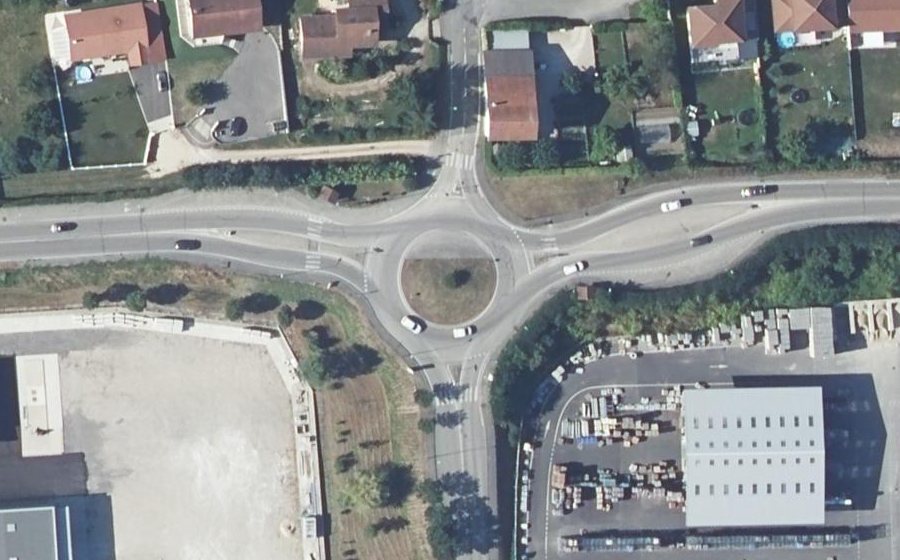 Vue aérienne du Route de Chambéry