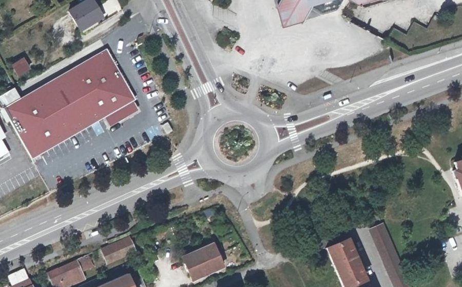 Vue aérienne du Avenue de Verdun
