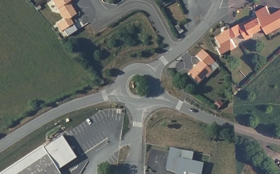 Vue aérienne du Rond-point anonyme n°427008568