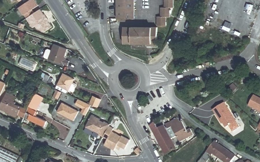 Vue aérienne du Route de Saint-Michel-Chef-Chef