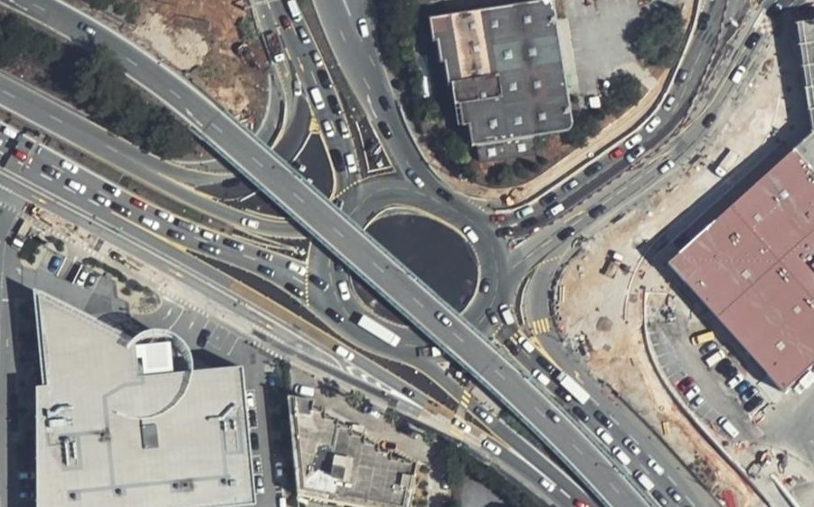 Vue aérienne du Rond-Point de Provence