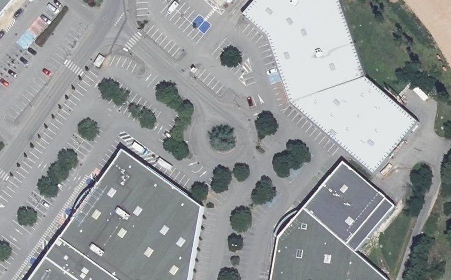 Vue aérienne du Place Joseph Vallot