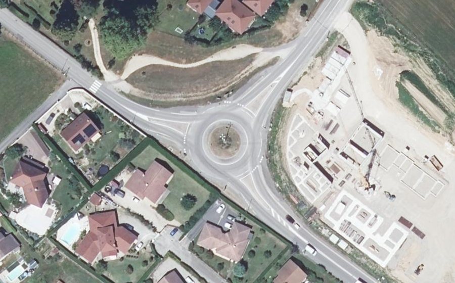 Vue aérienne du Rond-point anonyme n°4280318