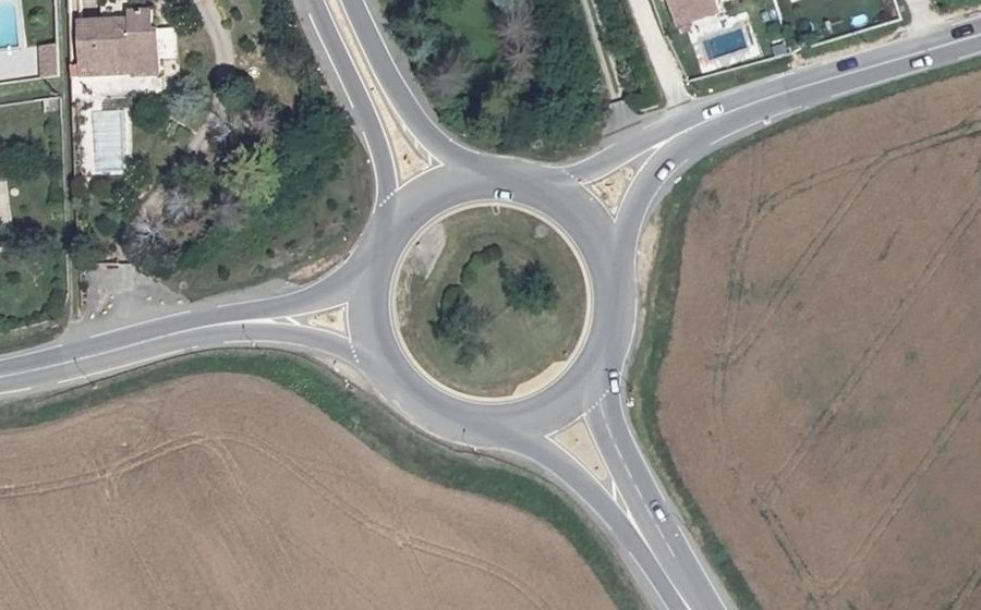 Vue aérienne du Rond-point anonyme n°4280821