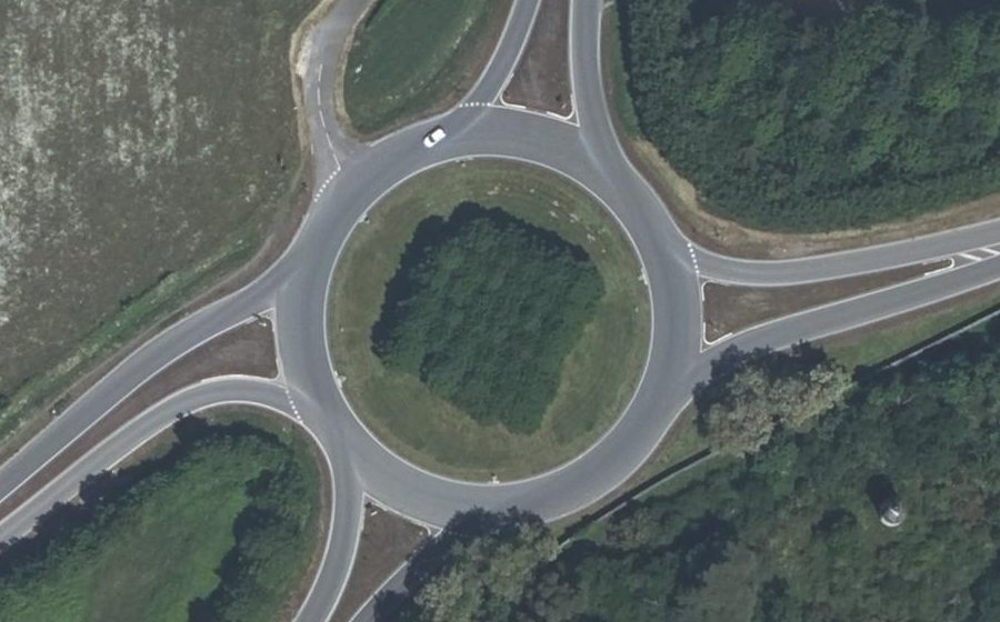 Vue aérienne du Porte Océane