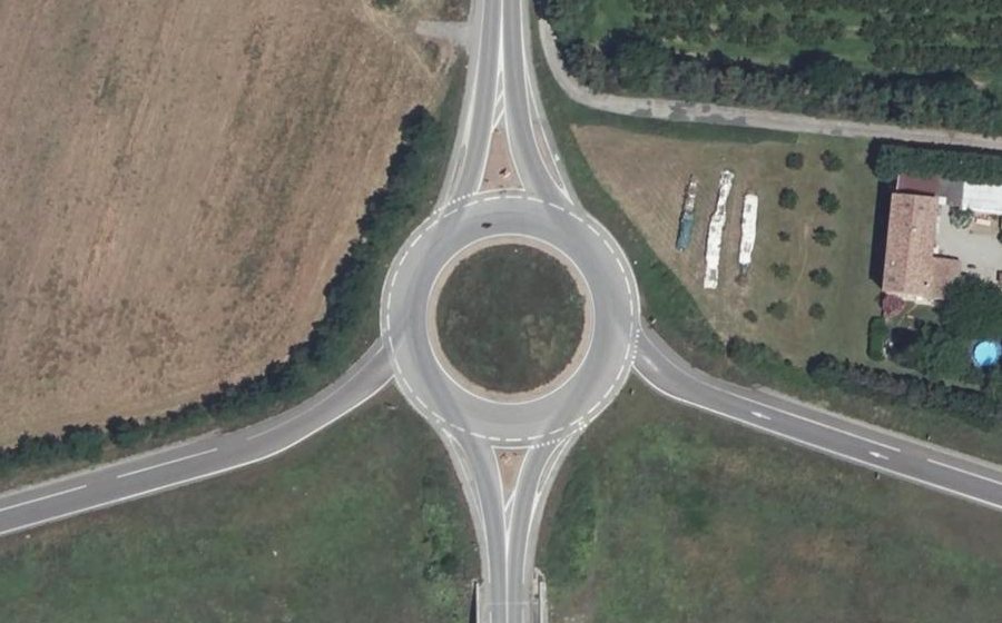 Vue aérienne du Rond-point anonyme n°4293739