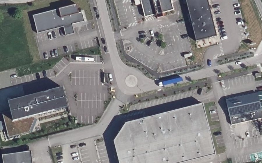 Vue aérienne du Rue l'Orme de la Croix
