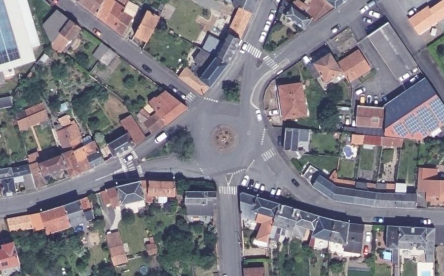 Vue aérienne du Place de la Liberté