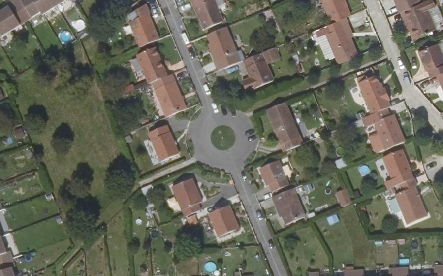 Vue aérienne du Rue Théodore Rousseau