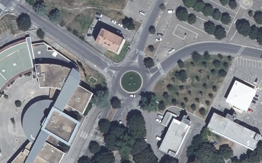 Vue aérienne du Avenue Jean-Baptiste Dumas
