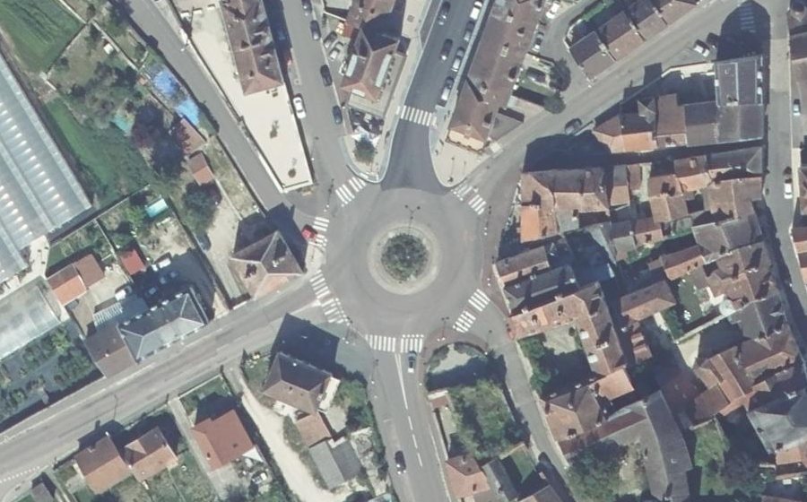 Vue aérienne de la Place Joffre