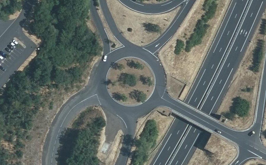 Vue aérienne du Rond-point anonyme n°4316645