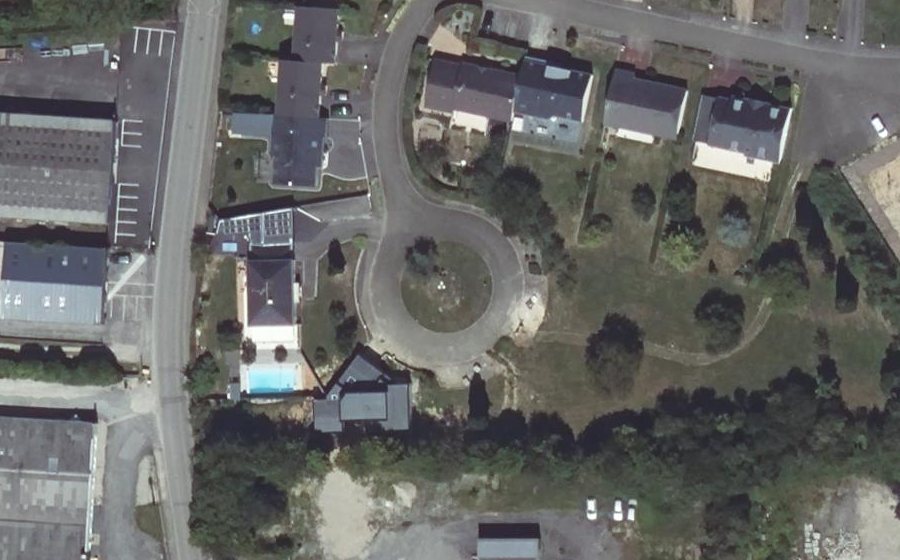 Vue aérienne du Allée Philippe Le Gouaille