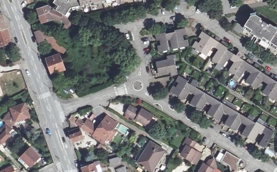 Vue aérienne du Rue du Trièves