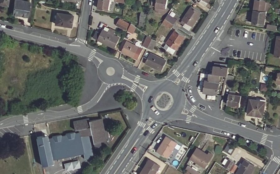 Vue aérienne du Avenue du 8 Mai
