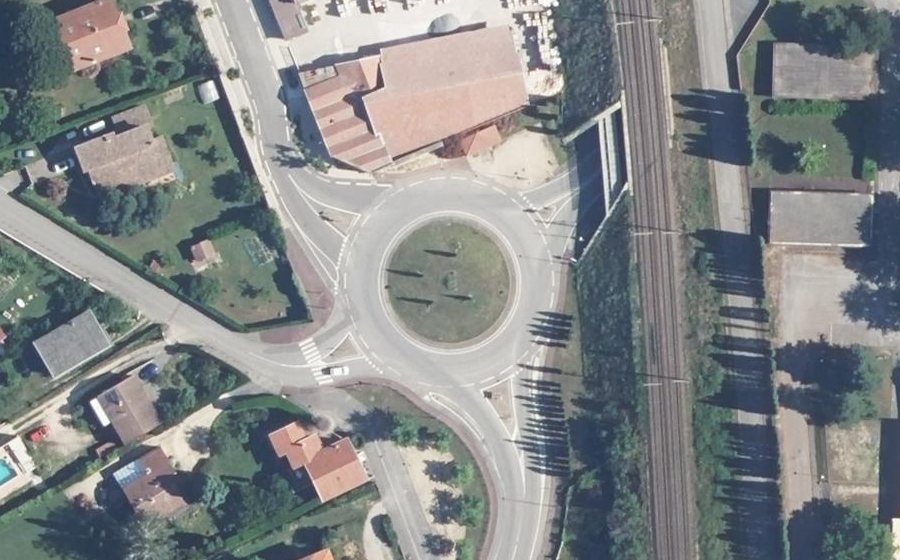 Vue aérienne du Avenue Eugène Buissonnet
