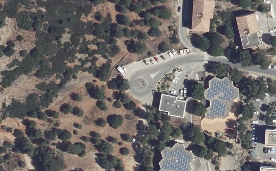 Vue aérienne du Impasse de la Baume