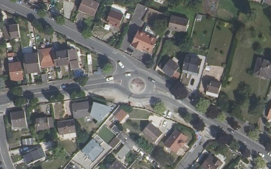 Vue aérienne du Boulevard de l'Europe