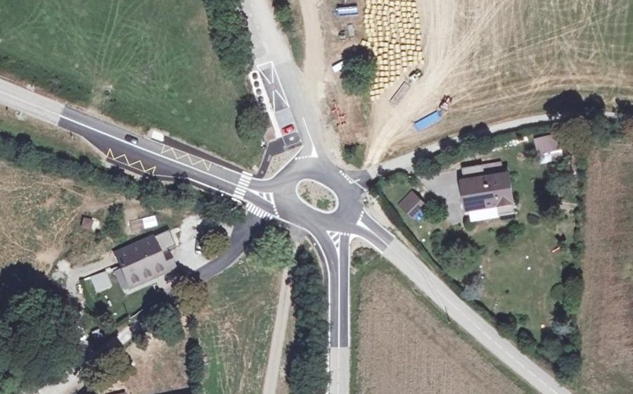 Vue aérienne du Rond-point anonyme n°4373162