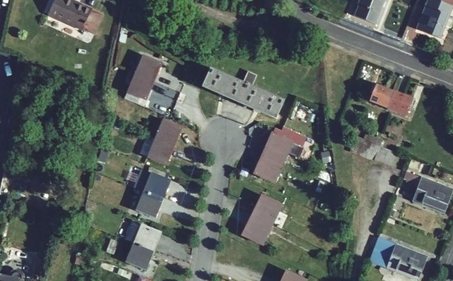 Vue aérienne du Cité des Forges Rue Catelas