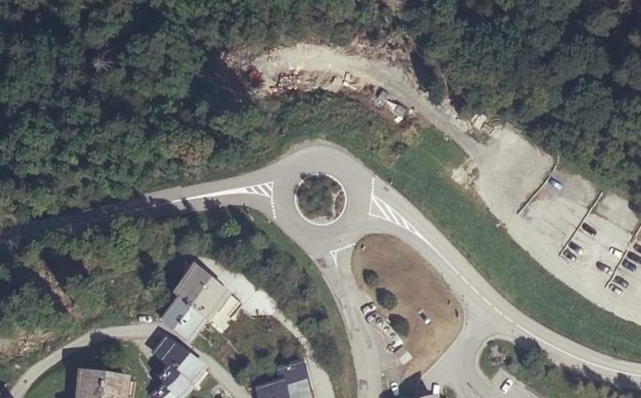 Vue aérienne du Route de Praz Juget