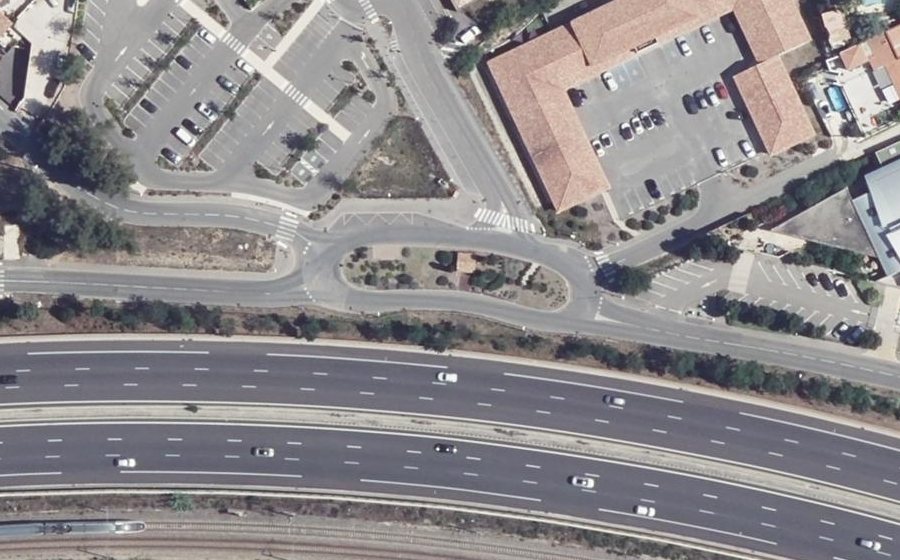 Vue aérienne du Chemin des Peupliers