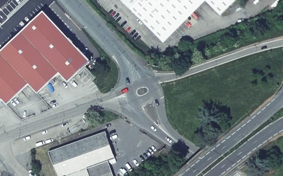 Vue aérienne du Rue Jean Neyret