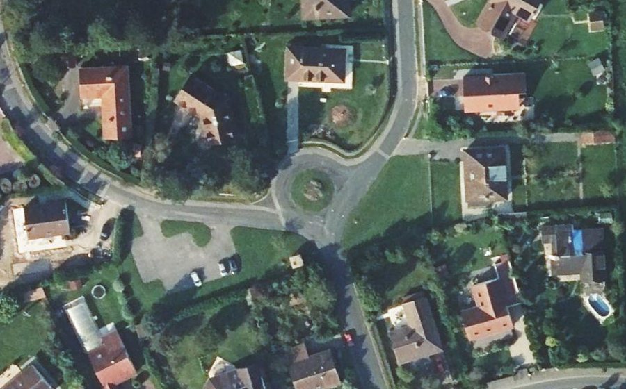 Vue aérienne du Allée des Mésanges