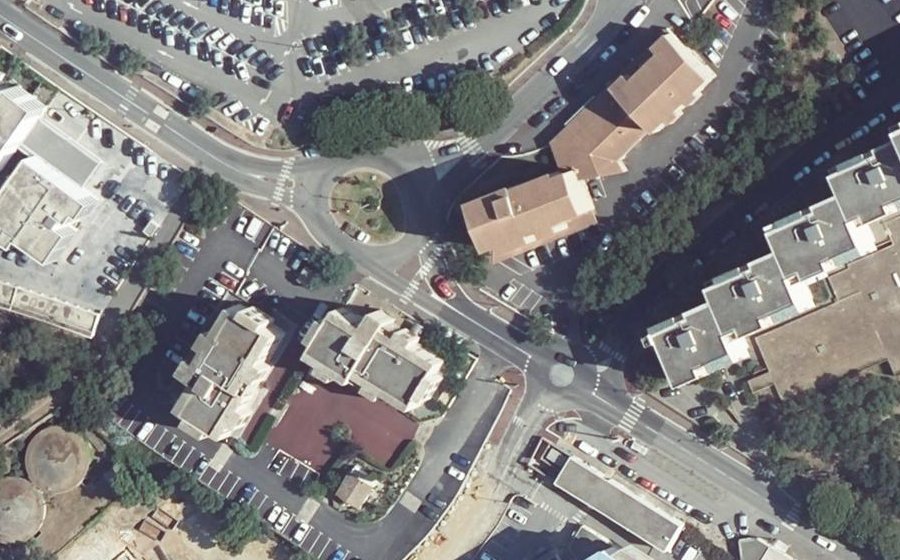 Vue aérienne du Route Royale