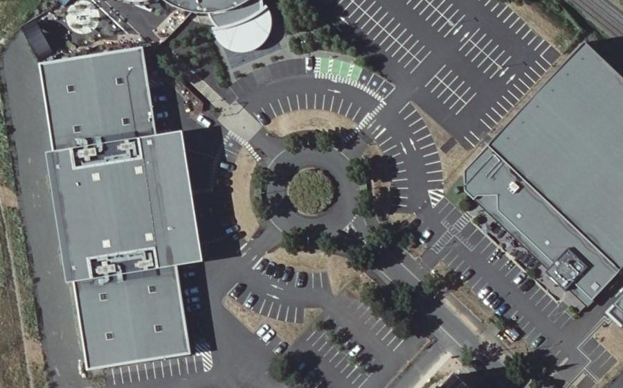 Vue aérienne du Rue de l'Éminée