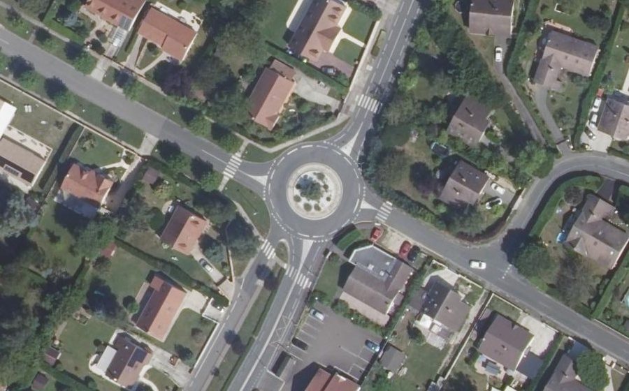 Vue aérienne du Rue du Château