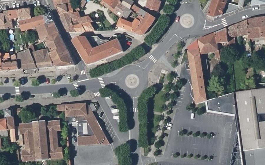 Vue aérienne du Boulevard Chanzy