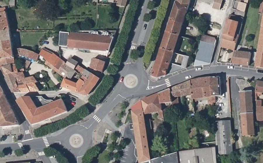 Vue aérienne du Boulevard Chanzy