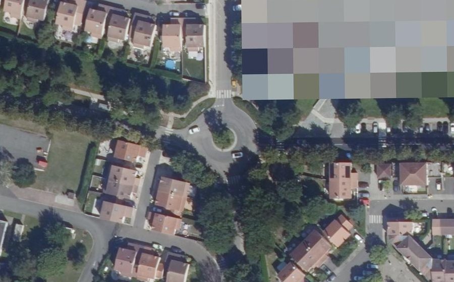Vue aérienne du Avenue François Mitterrand