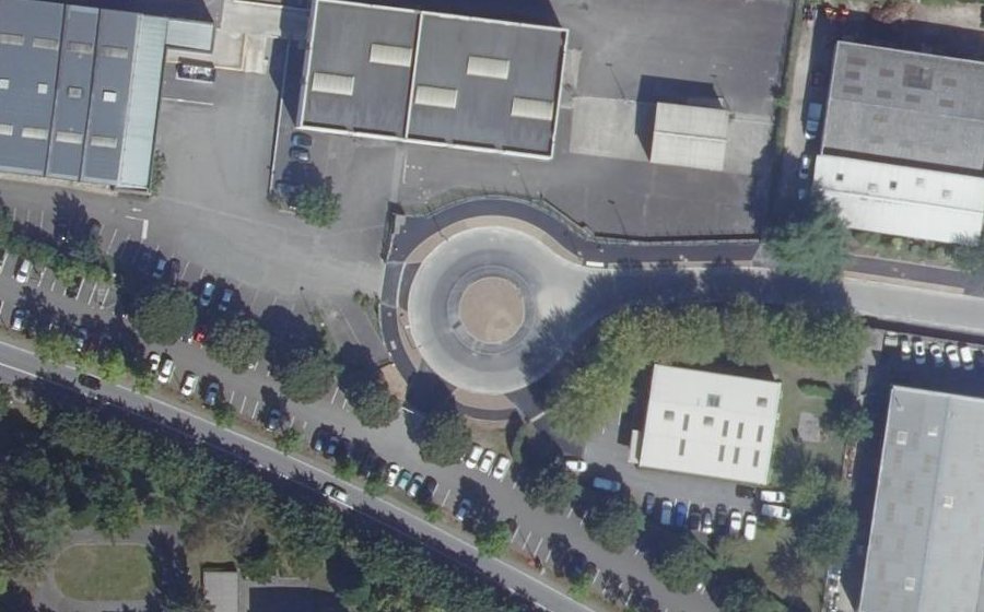 Vue aérienne du Rue Paul Langevin