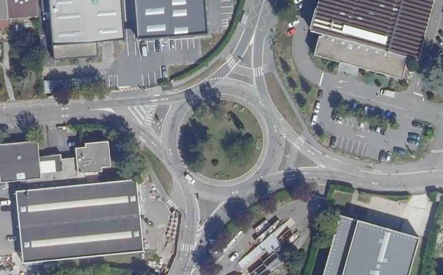 Vue aérienne du Rue Jacques Duclos