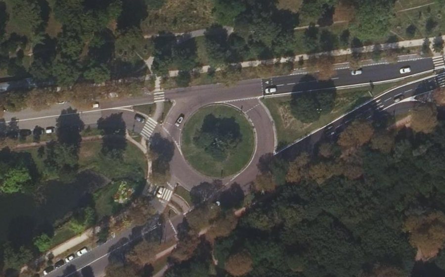 Vue aérienne du Rond-point anonyme n°4450690