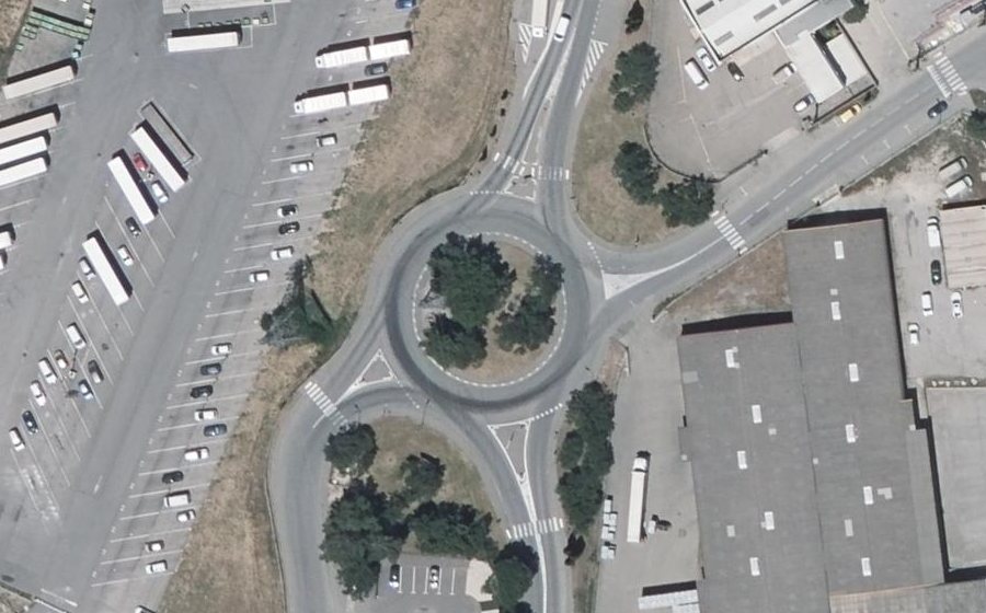 Vue aérienne du Route de Bédarrides