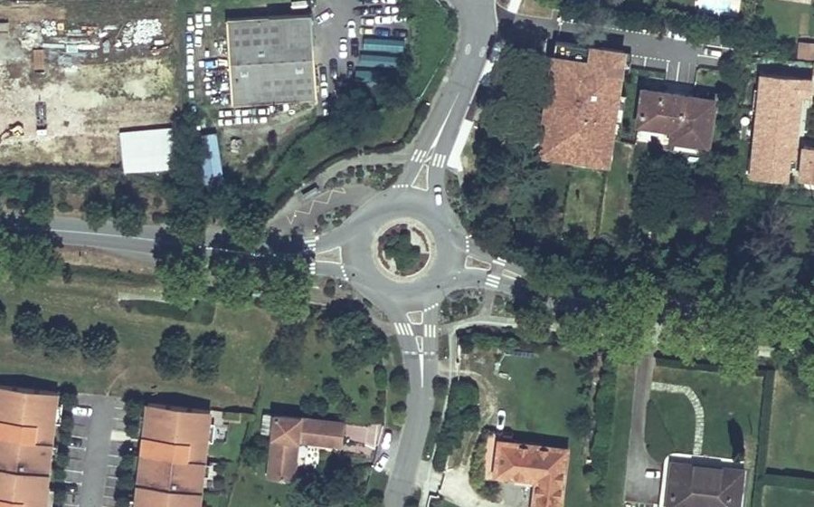 Vue aérienne du Rond-Point du Terlon