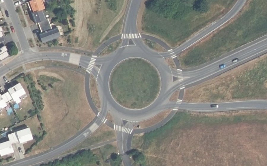 Vue aérienne du Rue des Cités