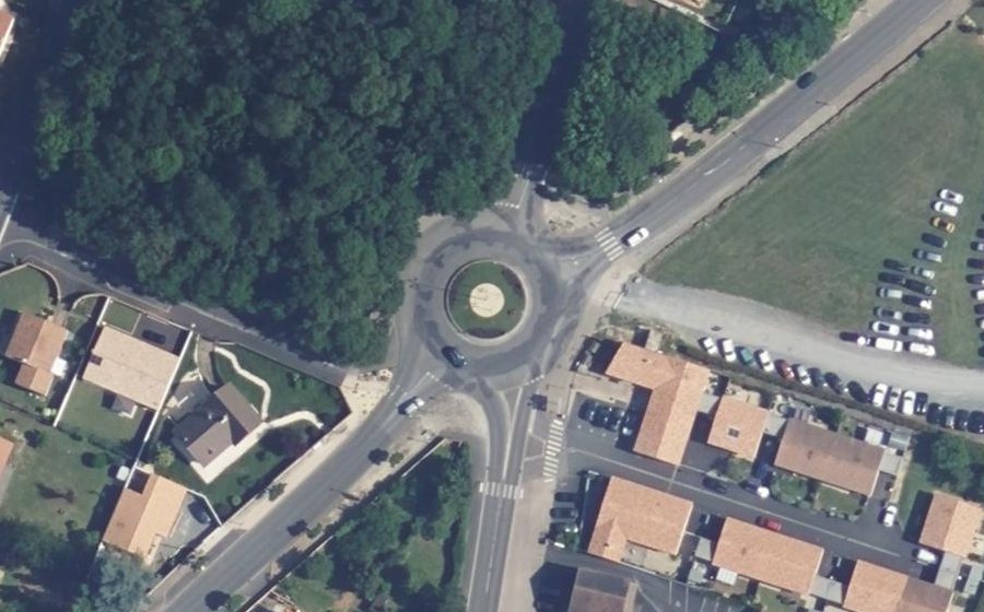 Vue aérienne du Schöffengrund