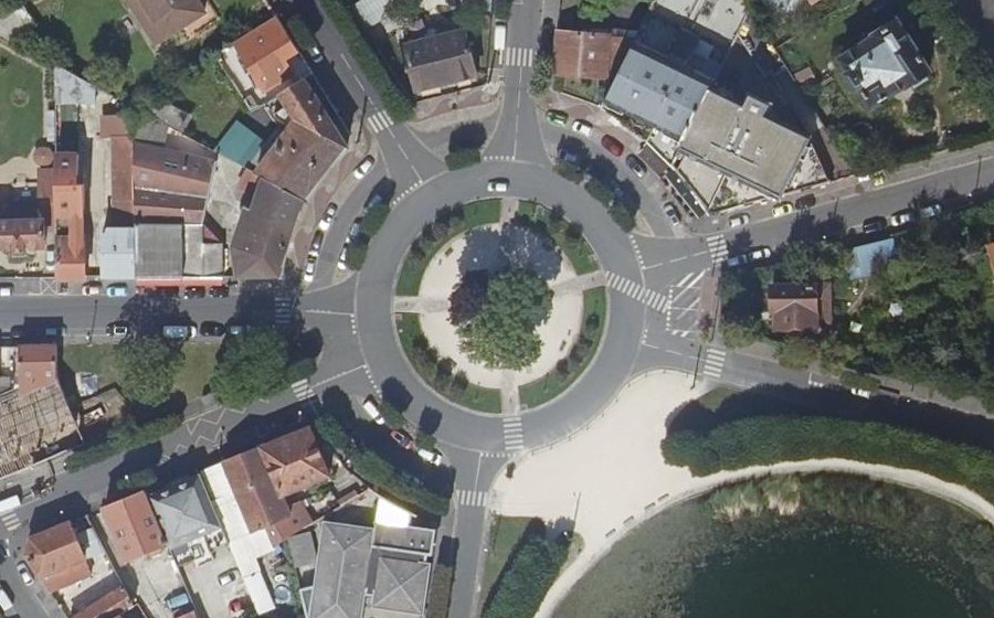 Vue aérienne du Place Marx Dormoy