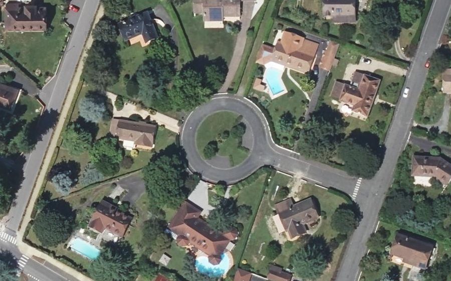 Vue aérienne du Rue du Parc Résidence