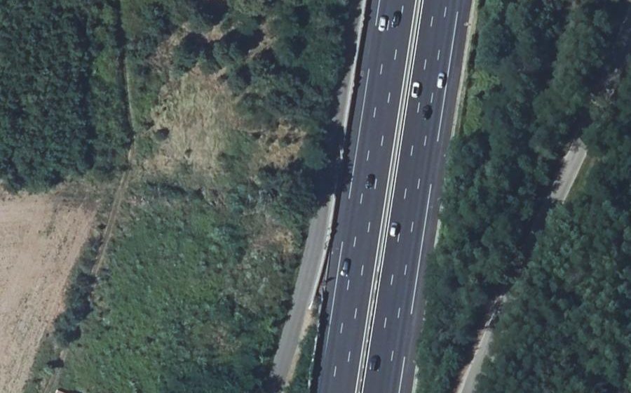 Vue aérienne du Rond-point anonyme n°45415765