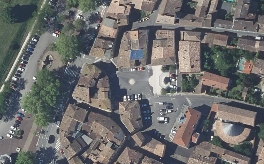 Vue aérienne du Place de la Victoire