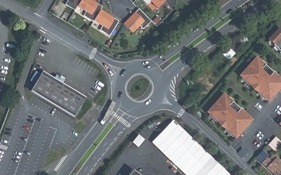 Vue aérienne de la Place des Batignolles