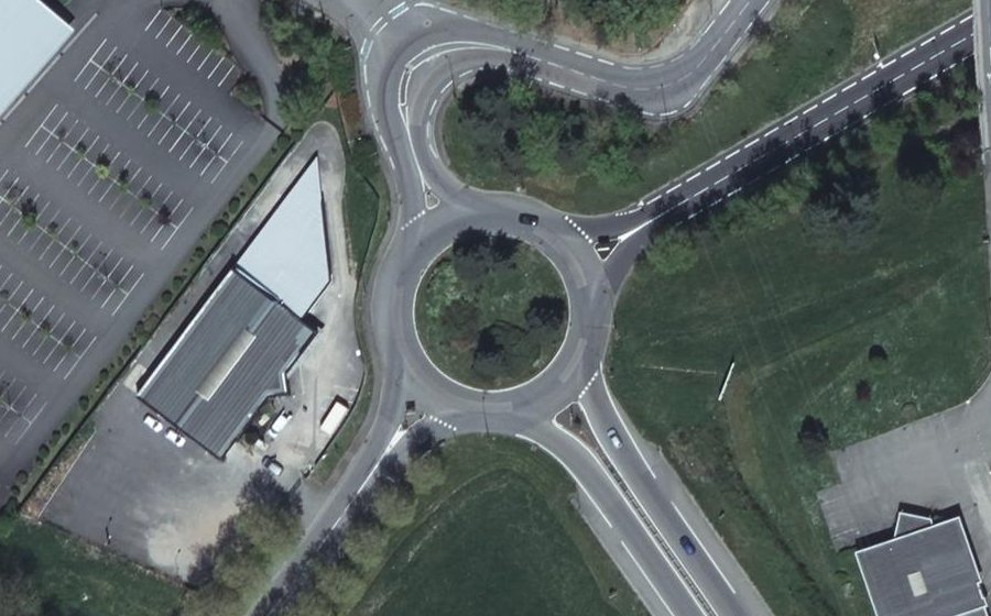 Vue aérienne du Rue du Père de Thoisy