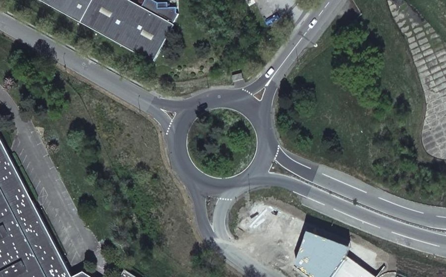 Vue aérienne du Rue du Père de Thoisy