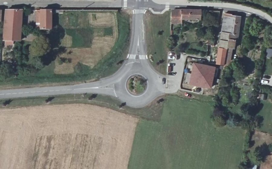 Vue aérienne du Rue de l'Union