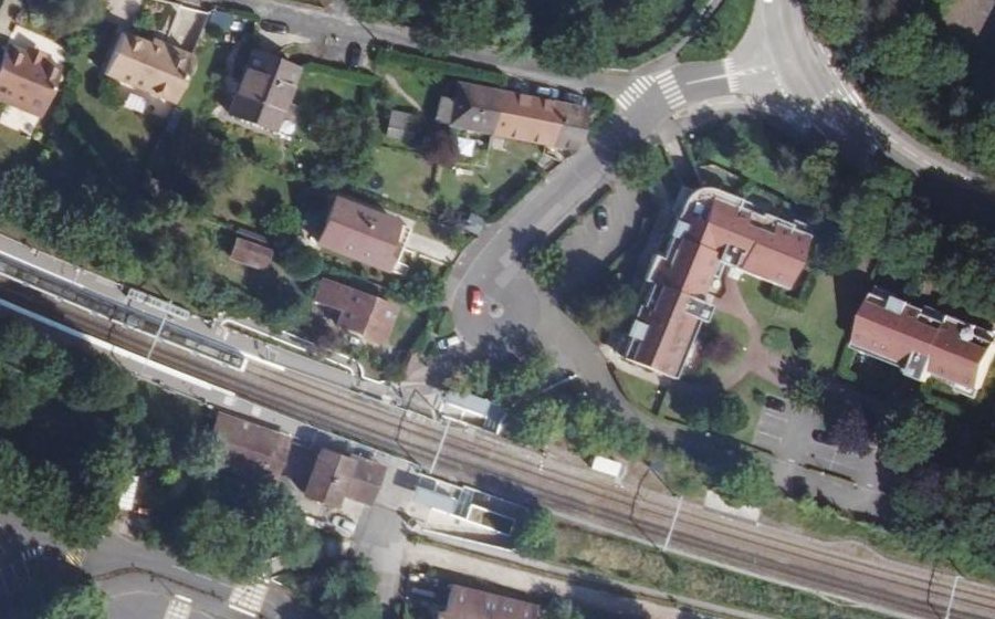 Vue aérienne du Rue Fernand Léger